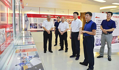 福建省人大常委會黨組書記、副主任張廣敏蒞臨虹潤公司調(diào)研指導(dǎo)